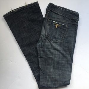 BEBE flare dark wash Jean